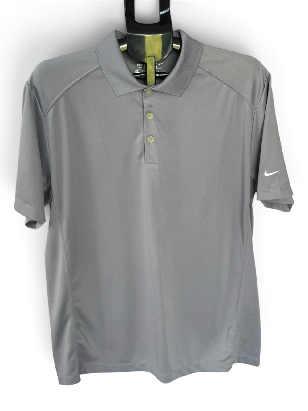 106. Nike Golf Tour Performance Men's Gray Polo Shirt
